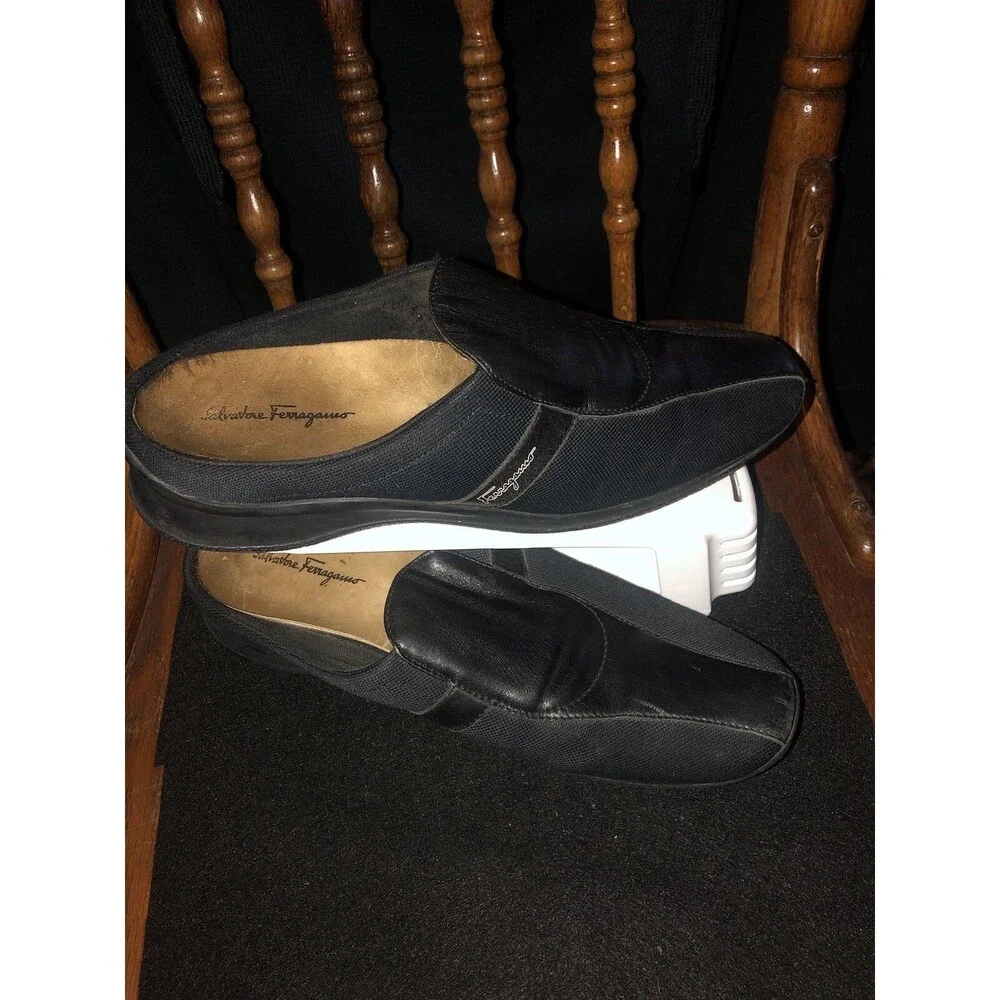 Salvatore Ferragamo Slip On Heels Size 9.5